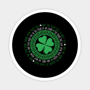Irish Blessing Celtic Knot 4 Leaf C - St Patrick'S Day Magnet